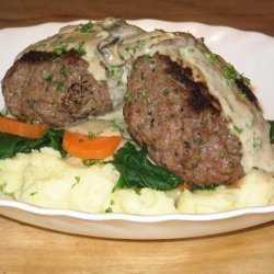 Parsley Peppercorn Ground Beef Steaks