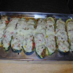 Drop Dead Delicious Stuffed Zucchini