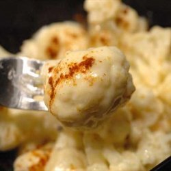 Cauliflower With Quick Cheese Sauce