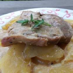 Crock Pot Pork Chops Dinner