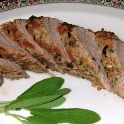 Sage and Garlic Crusted Pork Tenderloin