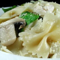 Farfalle Con Pollo E Spinaci