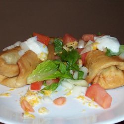 Shredded Beef or Pork Chimichangas