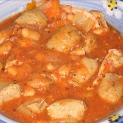 Crock Pot Chicken and Sausage Cassoulet