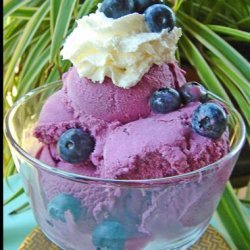 Blueberries and Cream Ice Cream