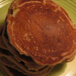 Whole Wheat Cinnamon Apple Pancakes