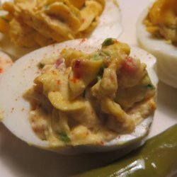 Bacony Deviled Eggs