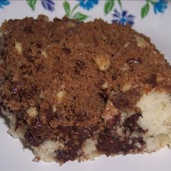 Chocolate Coffee Cake With Chocolate Streusel Topping