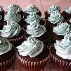 Vegan Dark Chocolate Cupcakes With Frosting