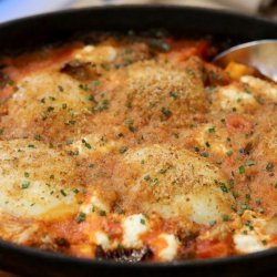 Cauliflower baked with Tomatoes and Feta