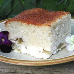 Rhubarb Custard Cake