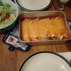 Easy Cheesy Beef Enchiladas