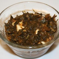 Saag Paneer (Low Fat Cheese With Spinach)