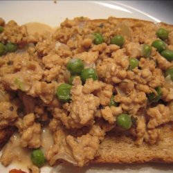 Faux Ground Beef Stroganoff (Turkey)