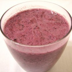 Creamy Blueberry Smoothie