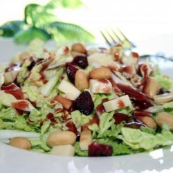 Sweet and Tangy Balsamic Salad (With Honey Roasted Peanuts)