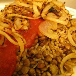 Kusherie (Egyptian Rice and Lentils)