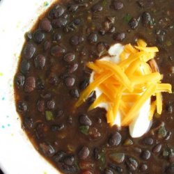 Instant Black Bean Soup