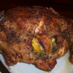 Salt-Rubbed Roast Chicken with Lemon & Thyme