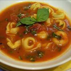 Tomato-Basil Tortellini Soup