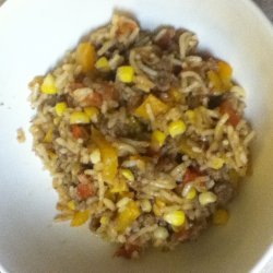 Hamburger and Rice-a-roni