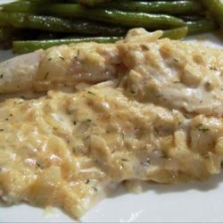 Baked Fish in Mayonnaise and Mustard