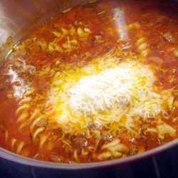 Quick, Quick, Quick Lasagna Soup