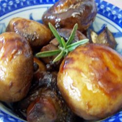 Glazed Rosemary Honey Mushrooms