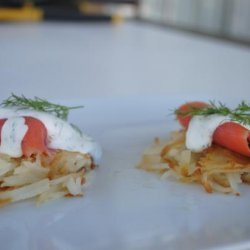 Dilly Smoked Salmon Potato Stacks #5FIX