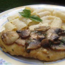 Basil Chicken Marsala With Mushrooms