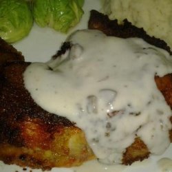 Panko Chicken With Creamy Sauce