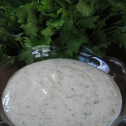 Amy's Cilantro Cream Sauce