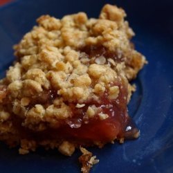 Rhubarb Oatmeal Bars