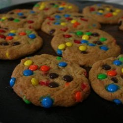 Mini M&M's (Or Chocolate Chip) Cookies