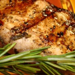 Grilled Rosemary Garlic Pork Chops