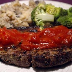 Peppered Steak With 5 Star Gourmet Steak Sauce