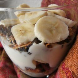 Yogurt, Granola and Bananas