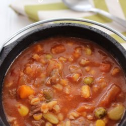 Crock Pot Beef Vegetable Soup