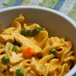 One Pot Cheesy Chicken and Noodles