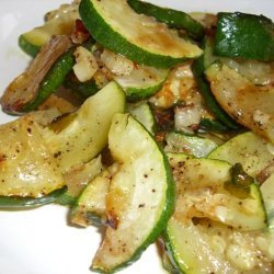 Grilled Garlic Zucchini