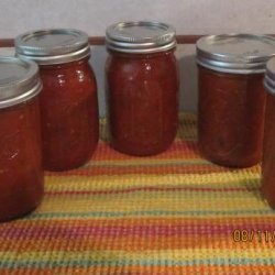 Delicious Tomato Salsa (Recipe for Canning)