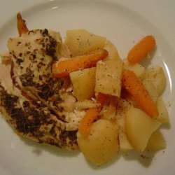 Crock Pot Greek Chicken and Potatoes