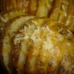 Microwave Sliced Baked Potatoes