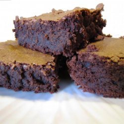 Intensely Deep Dark Chocolate Brownies