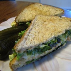 Egg Salad Club Sandwiches (Or Shrimp Salad Club)