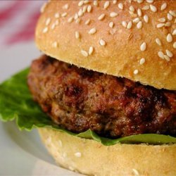 Buffalo Sauce Burgers Stuffed With Blue Cheese