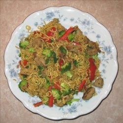 10-minute Pork Lo Mein