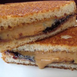 Grilled Peanut Butter and Jelly Sandwich