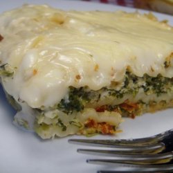 White Spinach Lasagna