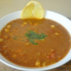 Harira - Chickpea and Lentil Soup